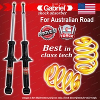 Rear Gabriel Ultra Shocks + Lowered King Springs for Mitsubishi Lancer Mirage CE