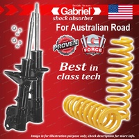 Front Gabriel Ultra Shocks + STD King Coil Springs for Mitsubishi Lancer CC CE