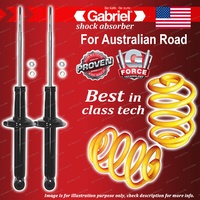 Rear Gabriel Ultra Shocks + Lowered King Coil Springs for Mitsubishi Magna TR TS