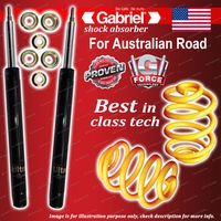 Front Gabriel Ultra Shocks + Lowered King Springs for Mitsubishi Sigma GE GH