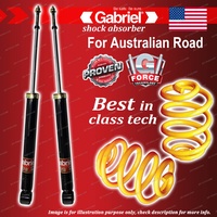 Rear Gabriel Ultra Shocks + Lowered King Coil Springs for Nissan Cube Z11 FWD