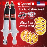 Front Gabriel Ultra Shocks + Lowered King Springs for Nissan Navara D40 08-15