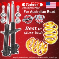 Front Gabriel Ultra Shocks Lowered King Springs for Nissan NX NX-R B13 NX NXR