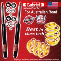 Front Ultra Cartridge Shocks + Lowered King Coil Springs for Nissan Skyline R31