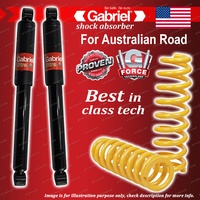 Rear Gabriel Ultra Shocks + Raised King Coil Springs for Suzuki Jimny SN413 All