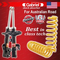 Front Gabriel Ultra Shocks + STD King Coil Springs for Toyota Aurion GSV40R