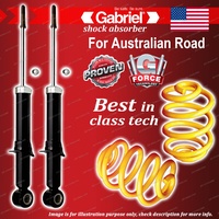 Rear Gabriel Ultra Shocks + Lowered King Coil Springs for Toyota Corolla ZZE122R