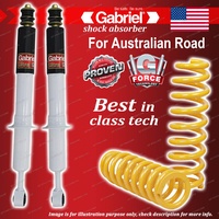 Front Shocks + Raised Comfort 100-300KG King Springs for Hilux GGN25R KUN26R
