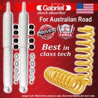Rear Gabriel Shocks + Raised Comfort King Springs for LandCruiser FZJ105 HZJ105