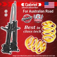 Front Gabriel Ultra Shocks + Lowered King Springs for Toyota Paseo EL44 Coupe