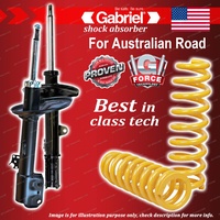 Front Gabriel Ultra Shocks + Raised King Springs for Toyota RAV 4 ACA20R 21R 23R