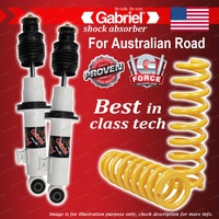 Front Gabriel Ultra Plus Shocks + Raised King Coils for Mitsubishi Triton MQ