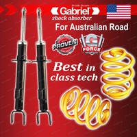 Front Gabriel Ultra Strut Shocks + Lowered King Coils for Chrysler 300 12-15