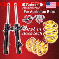 Front Gabriel Ultra Strut Shocks + Lowered King Coils for Ford Focus LW 11-15
