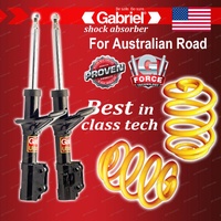 Front Gabriel Ultra Strut Shocks Super Low King Coils for Ford Laser KA KB KC KE