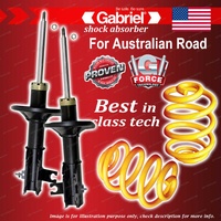 Front Gabriel Ultra Strut Shocks Lowered King Coil for Mazda 323 Astina BA 94-98
