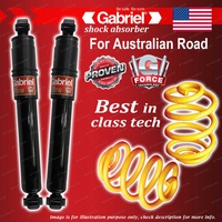 Rear Gabriel Ultra Shocks+Super Low King Coil for Ford Falcon FG FGX Sedan 08-16