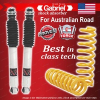 Rear Gabriel Ultra Plus Shocks + STD King Coils for Nissan Patrol Y62 13-On