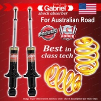 Rear Gabriel Ultra Spring Seat Shocks + Super Low Coils for Mitsubishi Lancer CG