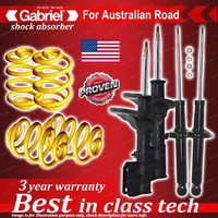 4 x Lowered Gabriel Shock + Coil Spring for Mitsubishi Magna TR TS 2.6L 3.0L V6