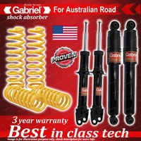 4 x STD Gabriel Shock + Coil Spring for Ford Falcon BF BFII Sedan 7/07-4/08