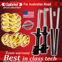 4 x Lowered Gabriel Shock + Coil Spring for Toyota Echo NCP10 12 13 9/99-10/05
