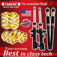4 x Lowered Gabriel Shock + Coil Spring for Suzuki Swift RS415 EZ ZC215 04-1/11