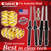 4 x Lowered Gabriel Shock + Coil Spring for Honda Accord CL9 4 CYL Sedan 2.4L