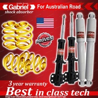 4 x Lowered Gabriel Shock + Coil Spring for Ford Territory SX SY AWD Wagon 04-07