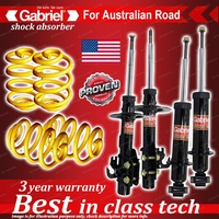 4 x Lowered Gabriel Shock + Coil Spring for Holden Statesman WM SER I II 8/06-13