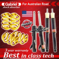 4 x Lowered Gabriel Shock + Coil Spring for Ford Focus LS LT 2.0L Sedan Hatch