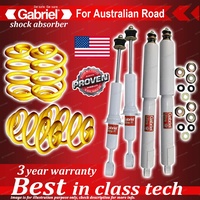 4 x Lowered Gabriel Shock + Coil Spring for Toyota LandCruiser 4WD-200 Series
