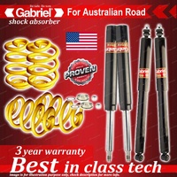 4x Lowered EHD Gabriel Shock + Coil Spring for Holden Commodore VB VC VH VK 6CYL