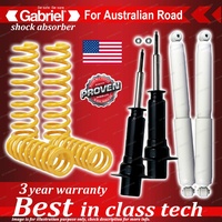 4 x Raised Gabriel Shock + Coil Spring for Jeep KJ Cherokee DIESEL 9/01-2/08