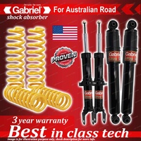 4 x STD Gabriel Shock + Coil Spring for Ford Falcon BA BF Sedan 9/02-7/07