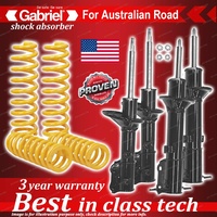 4 x STD Gabriel Shock + Coil Spring for Hyundai Excel HU X3 9/94-5/97