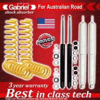 Front Rear Gabriel Shocks + Raised King Coils for Toyota Rav 4 SXA11 SUV 94-00