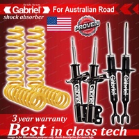 Front Rear Gabriel Shocks + STD King Coils for Subaru Forester SJ Wagon 1/13-18