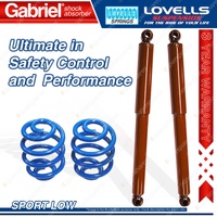 Rear Sport Low Gabriel Guardian Shocks + Coil Springs for Mitsubishi Magna TR TS