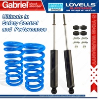 2 Front HD STD Gabriel Guardian Shocks + Lovells Springs for Chevrolet Impala
