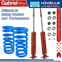2 Front Gabriel Guardian Shocks + Lovells Springs for Pontiac Firebird Trans AM