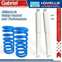 Rear Raised HD Gabriel LT Shocks Coil Springs for Nissan Pathfinder R50 I 2 door