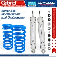 Rear Gabriel Ultra LT Shocks + Lovells Springs for Mitsubishi Pajero NH NJ NK NL