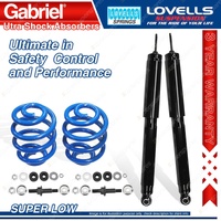 Rear Super Low Gabriel Ultra Shocks Lovells Springs for Commodore VR VS Wagon