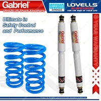 Front Raised HD Gabriel Ultra PLUS Shocks Coil Springs for Landcruiser FZJ HZJ80