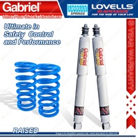 Rear Raised HD Gabriel OE PLUS Shocks + Lovells Springs for Prado GRJ KDJ KDJ155