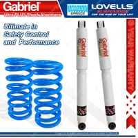 Rear Raised Gabriel Ultra PLUS Shocks Lovells Springs for Patrol GQ Y60 Hardtop
