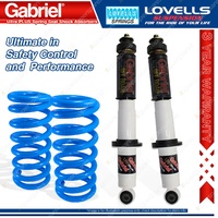 Front Gabriel Ultra PLUS Shocks + Lovells Springs for Toyota Prado RZJ95 VZJ95