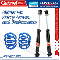 Rear Sport Low Gabriel Guardian Shocks Lovells Springs for Ford Falcon XE XF XE