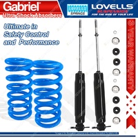 Front HD STD Gabriel Ultra Shocks + Lovells Springs for Chevrolet Impala 65-70
